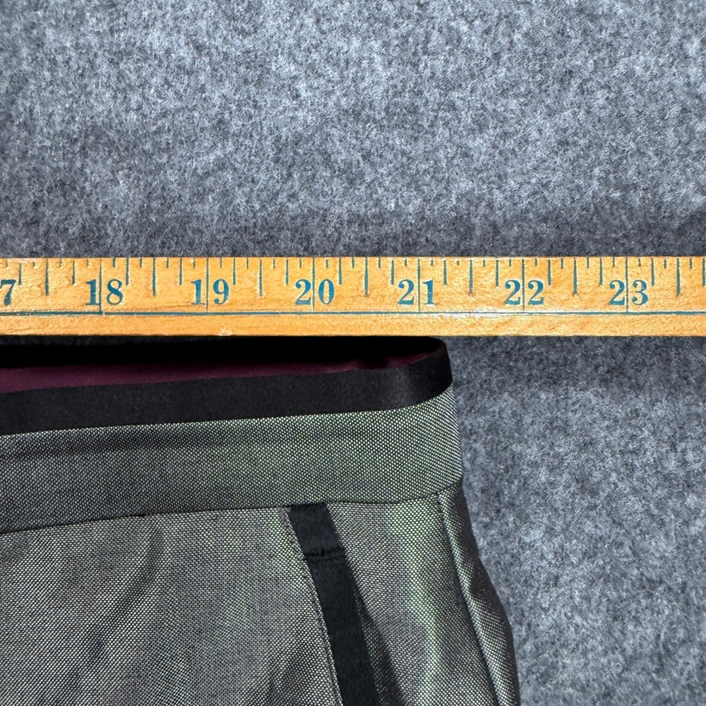 Sean John Metallic Silver Sharkskin 2-Button Suit Blazer Pants Macy's 48 L 42x32 - Picture 12 of 16